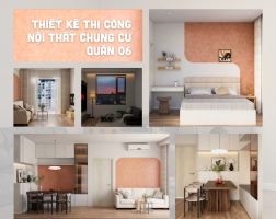 Thiết Kế Thi Công Nội Thất Chung Cư Quận 6 – Căn Hộ 70m² Phong Cách Hiện Đại
