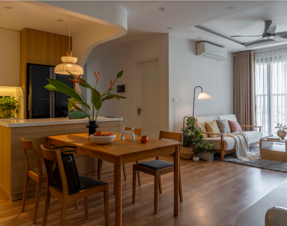 Cải tạo căn hộ 100 m2 với 300 triệu đồng
