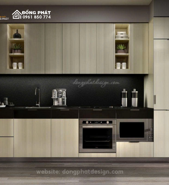 TỦ BẾP THẲNG | TỦ BẾP CHỮ I | TỦ BẾP GỖ CÔNG NGHIỆP MDF 