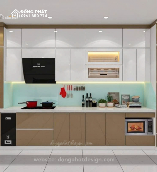 TỦ BẾP THẲNG | TỦ BẾP CHỮ I | TỦ BẾP GỖ CÔNG NGHIỆP MDF 