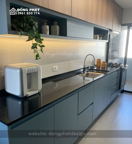 TỦ BẾP THẲNG | TỦ BẾP CHỮ I | TỦ BẾP GỖ CÔNG NGHIỆP MDF 