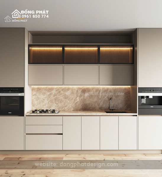 TỦ BẾP THẲNG | TỦ BẾP CHỮ I | TỦ BẾP GỖ CÔNG NGHIỆP MDF 