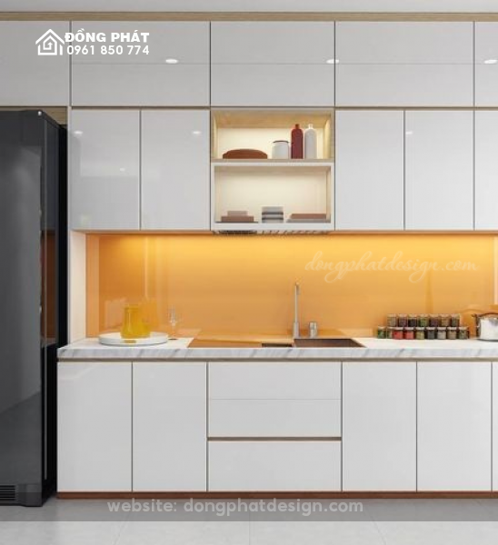 TỦ BẾP THẲNG | TỦ BẾP CHỮ I | TỦ BẾP GỖ CÔNG NGHIỆP MDF 