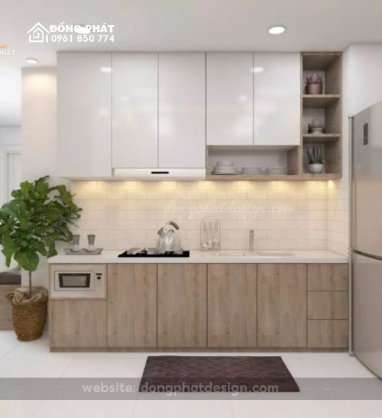 TỦ BẾP THẲNG | TỦ BẾP CHỮ I | TỦ BẾP GỖ CÔNG NGHIỆP MDF 