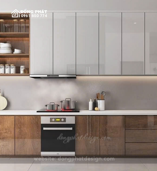 TỦ BẾP THẲNG | TỦ BẾP CHỮ I | TỦ BẾP GỖ CÔNG NGHIỆP MDF 