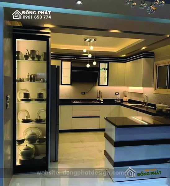 BẾP CHỮ U | BẾP GỖ CÔNG NGHIỆP MDF 