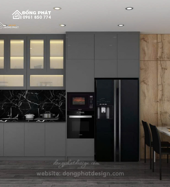 TỦ BẾP THẲNG | TỦ BẾP CHỮ I | TỦ BẾP GỖ CÔNG NGHIỆP MDF 